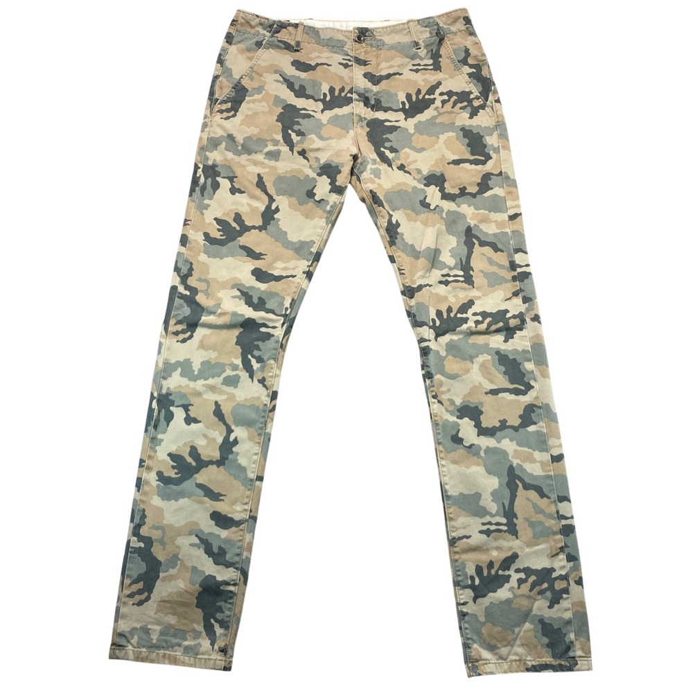 Levis Mens Camo Chino Pants‎ Slim Fit Desert Camouflage 32x34